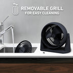 Holmes Blizzard 8 Inch Air Circulator Fan 3 Speed High Velocity Table Desk Fan