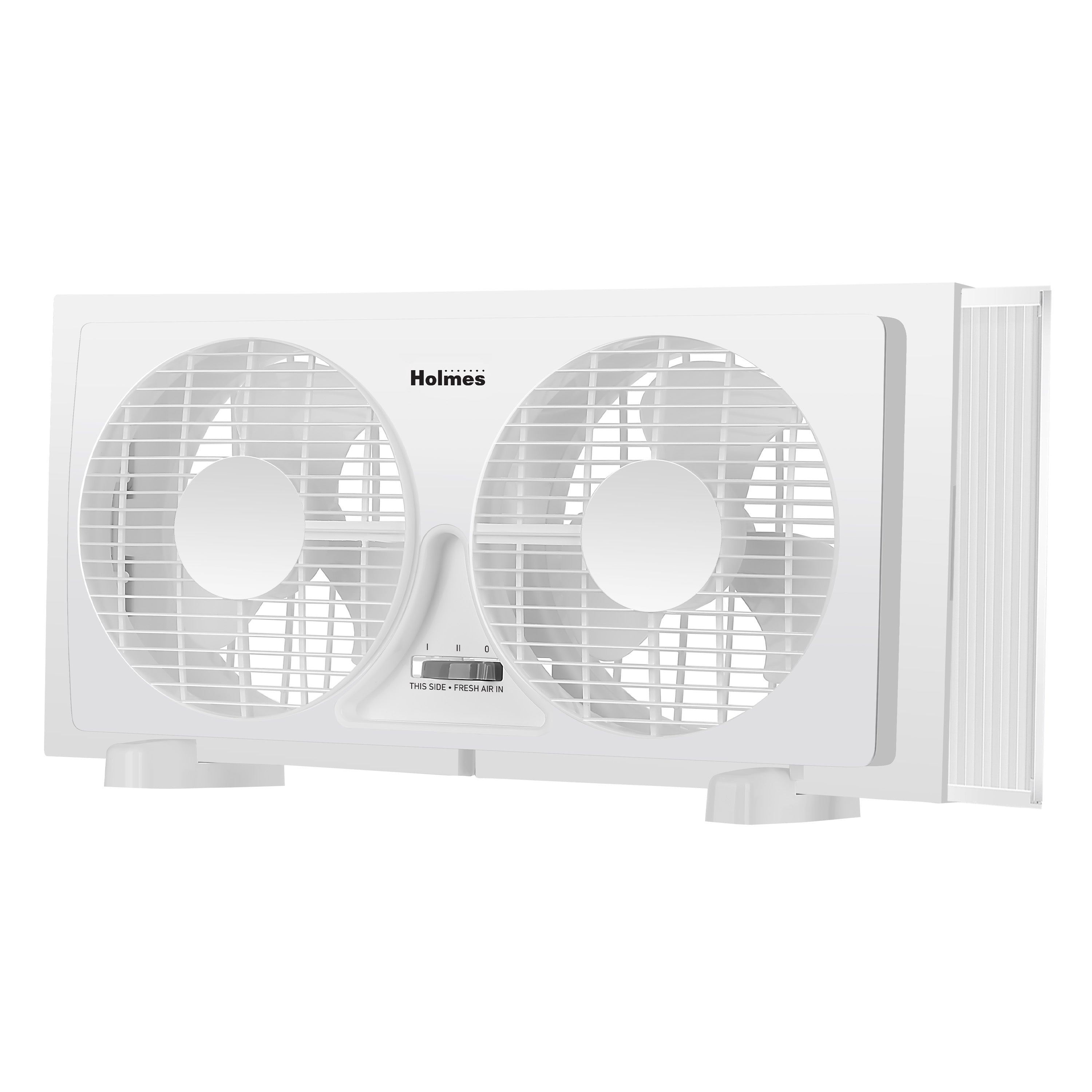 Holmes® 9-Inch Manual Window Fan, White