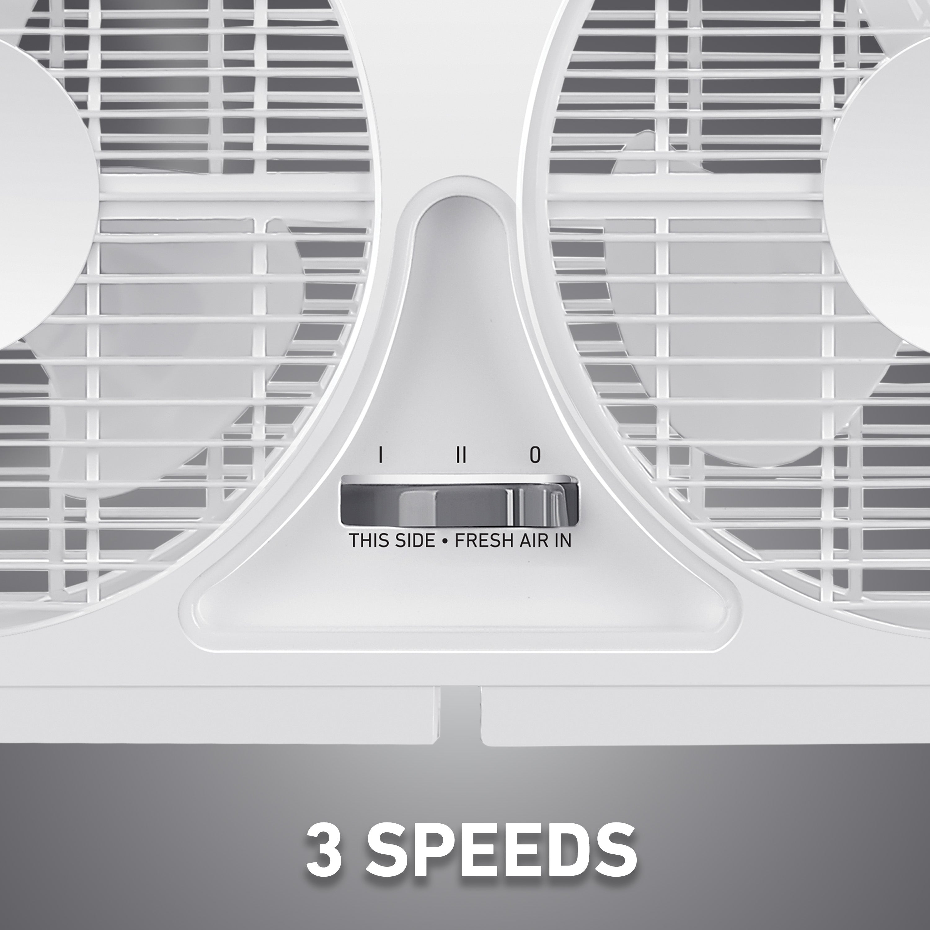 Holmes® 9-Inch Manual Window Fan, White
