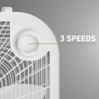 Holmes® 20-Inch High-Velocity Box Fan, White