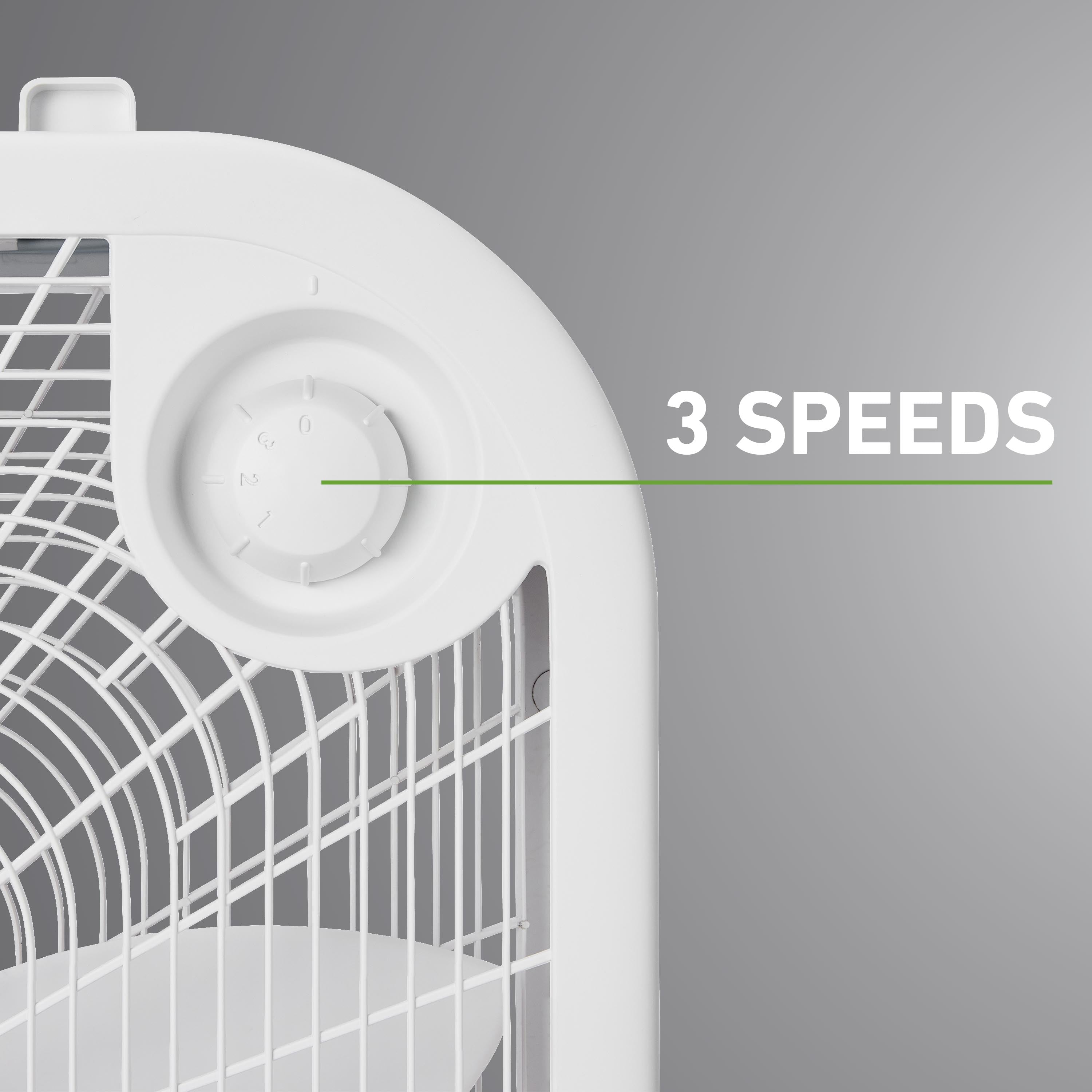 Holmes® 20-Inch High-Velocity Box Fan, White