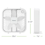 Holmes® 20-Inch High-Velocity Box Fan, White