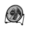 Holmes 4" Mini High-Velocity Personal Desk Fan with Adjustable 360° Head Tilt Black