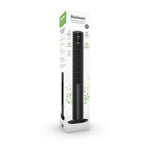 Holmes 37" Digital Oscillating 5 Speed Tower Fan with Clear Read Display and Remote Control Black