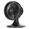 Holmes Blizzard 9" Table Fan, 3-Speed, Oscillating, Wall Mountable, Adjustable Head, Charcoal