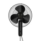 Holmes 16" Oscillating 3 Speed Manual Stand Fan Black