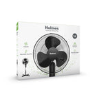 Holmes 16" Oscillating 3 Speed Manual Stand Fan Black