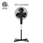 Holmes 16" Digital Stand Fan, 3-Speed, 3 Modes, Oscillating, Timer, Remote