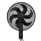 'Holmes 16" Big Breeze Manual Oscillating Stand Fan with 6-Blade Design, Powerful Airflow, Adjustable Height – Black