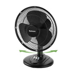 Holmes 12” Oscillating Table Fan – 3-Speed, Adjustable Head Tilt, 70° Oscillation, Powerful Airflow