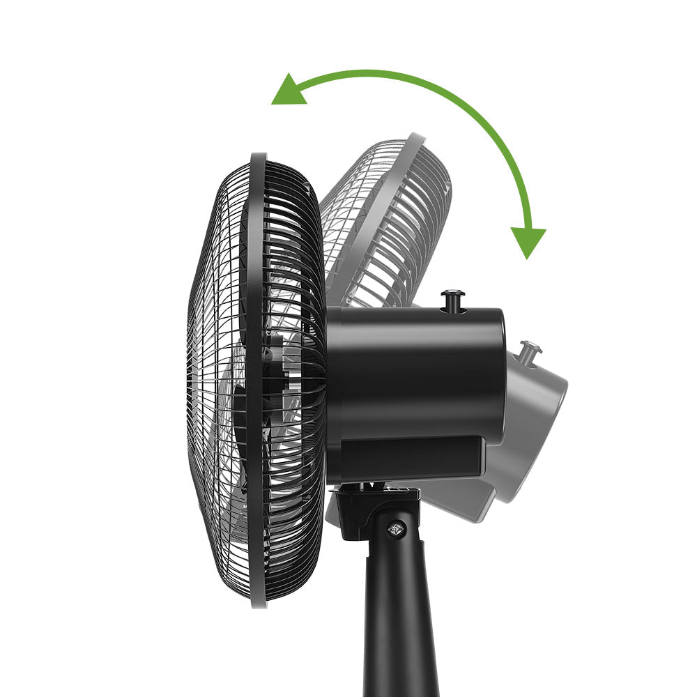 Holmes 12” Oscillating Table Fan – 3-Speed, Adjustable Head Tilt, 70° Oscillation, Powerful Airflow