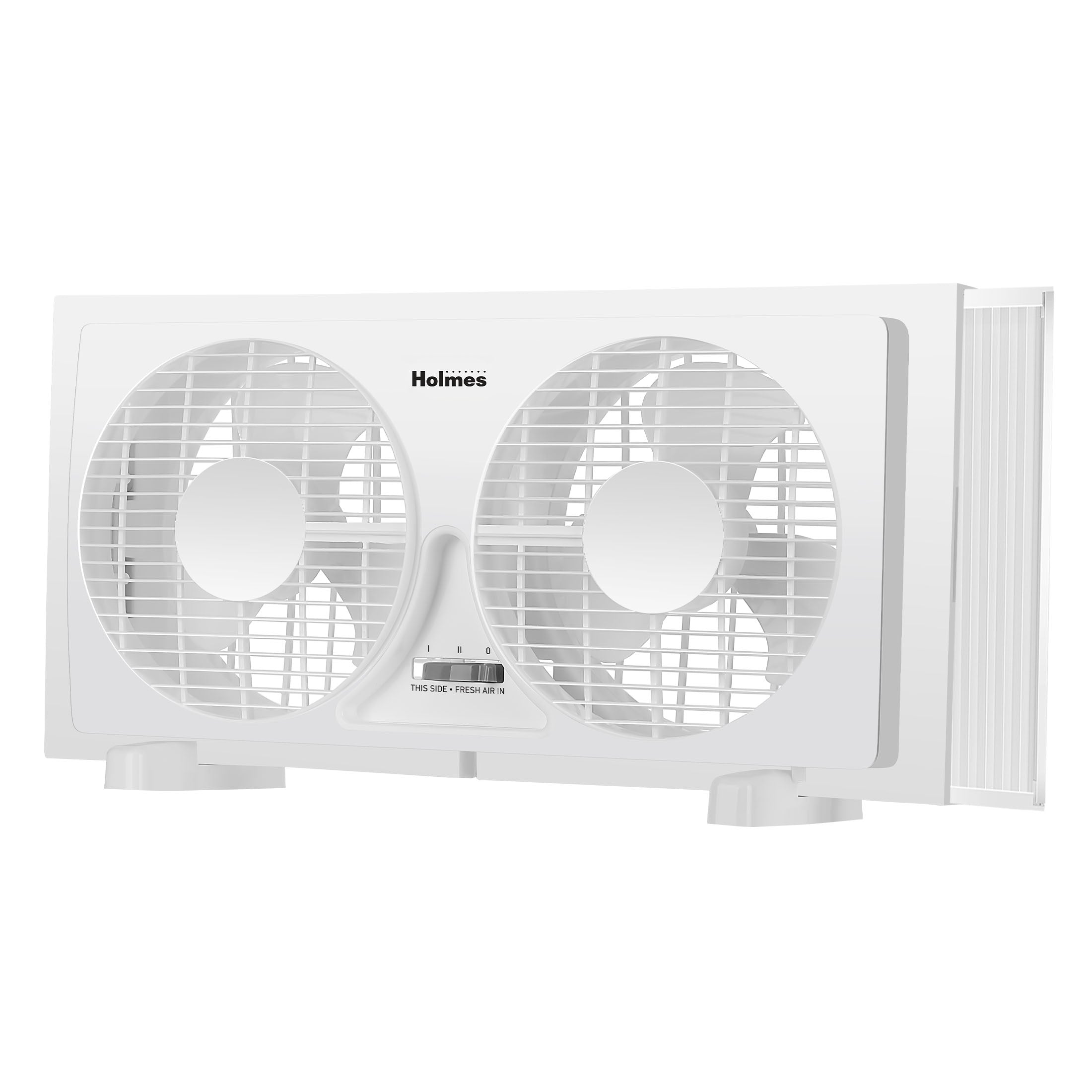 Holmes® 9-Inch Manual Window Fan, White