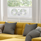 Holmes® 9-Inch Manual Window Fan, White