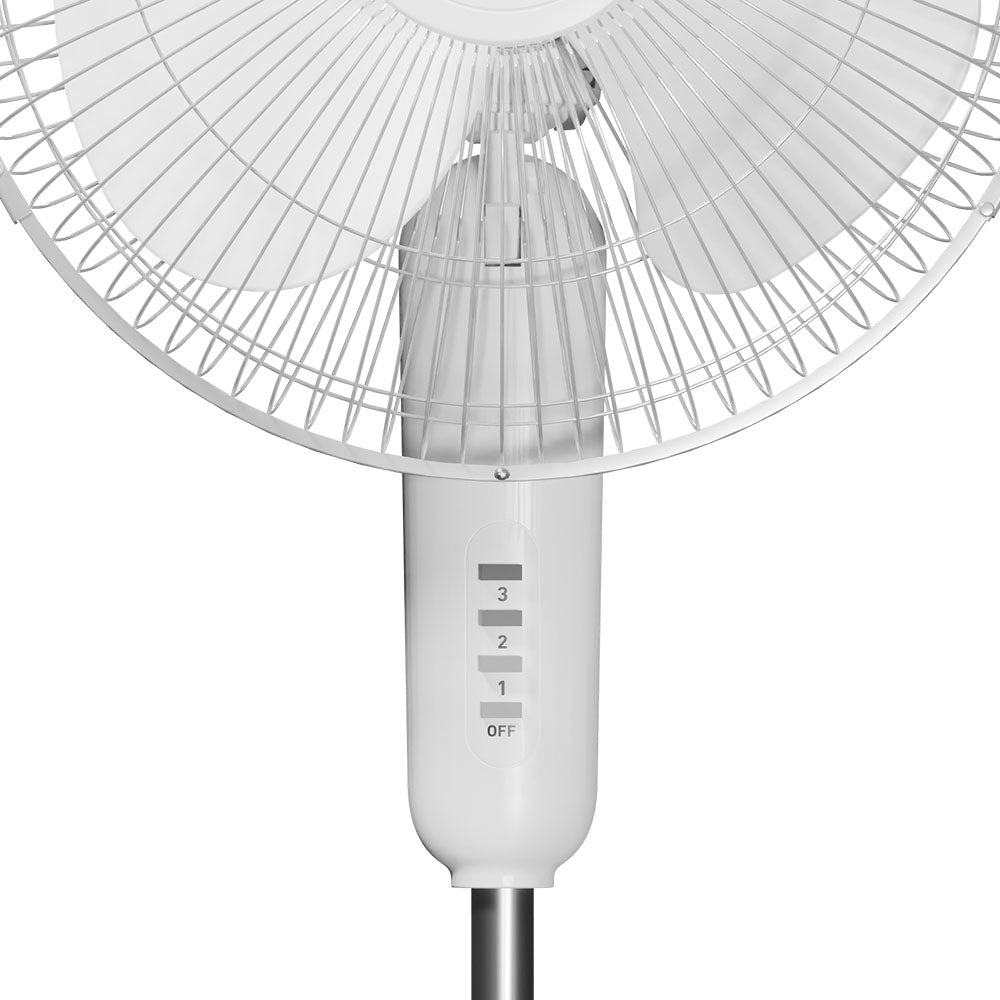 Holmes 16" Oscillating 3 Speed Manual Stand Fan White