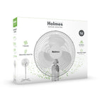 Holmes 16" Oscillating 3 Speed Manual Stand Fan White