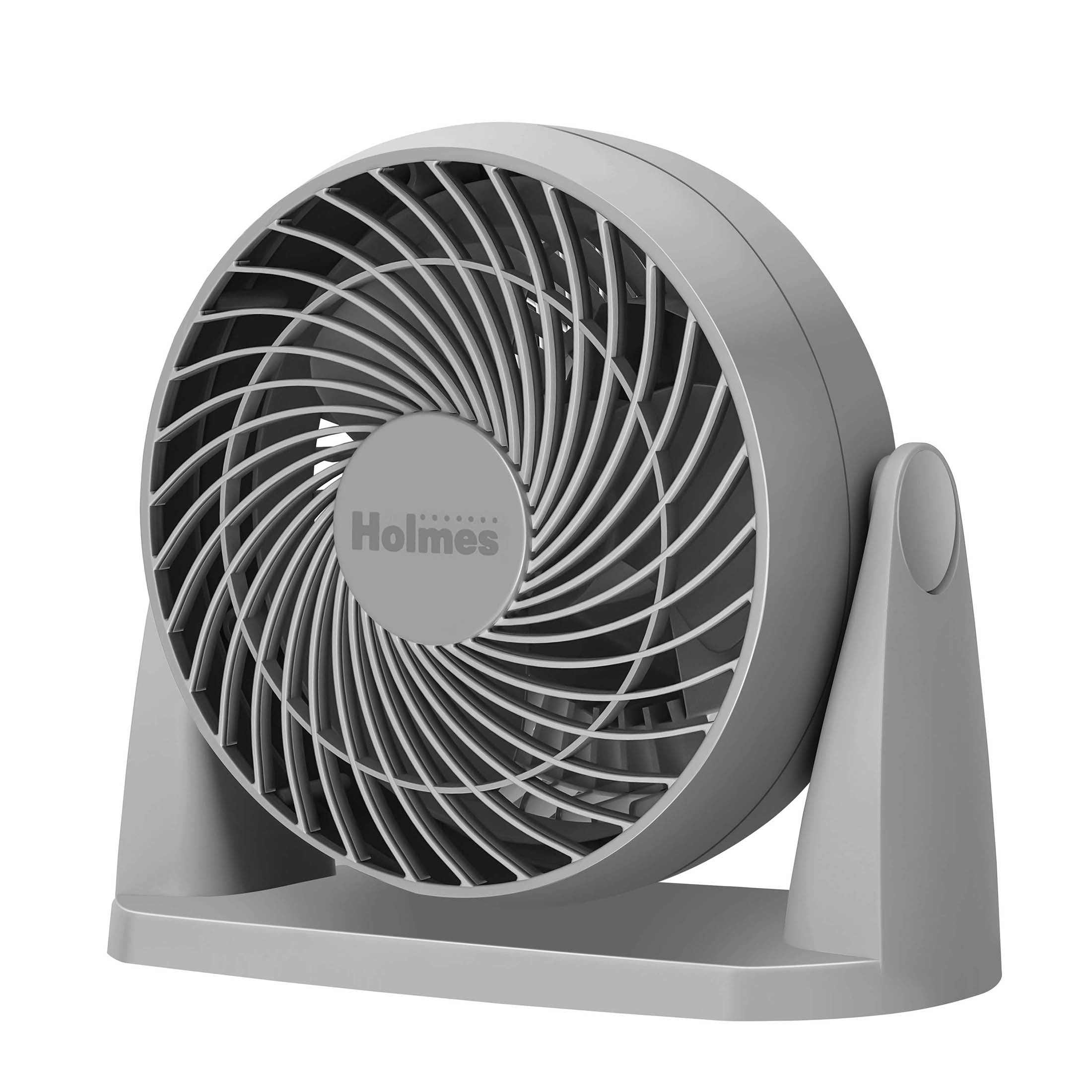 Holmes Blizzard Air Circulator Table Fan, 3 Speeds, Adjustable Tilt, Wall Mountable, Misty Blue