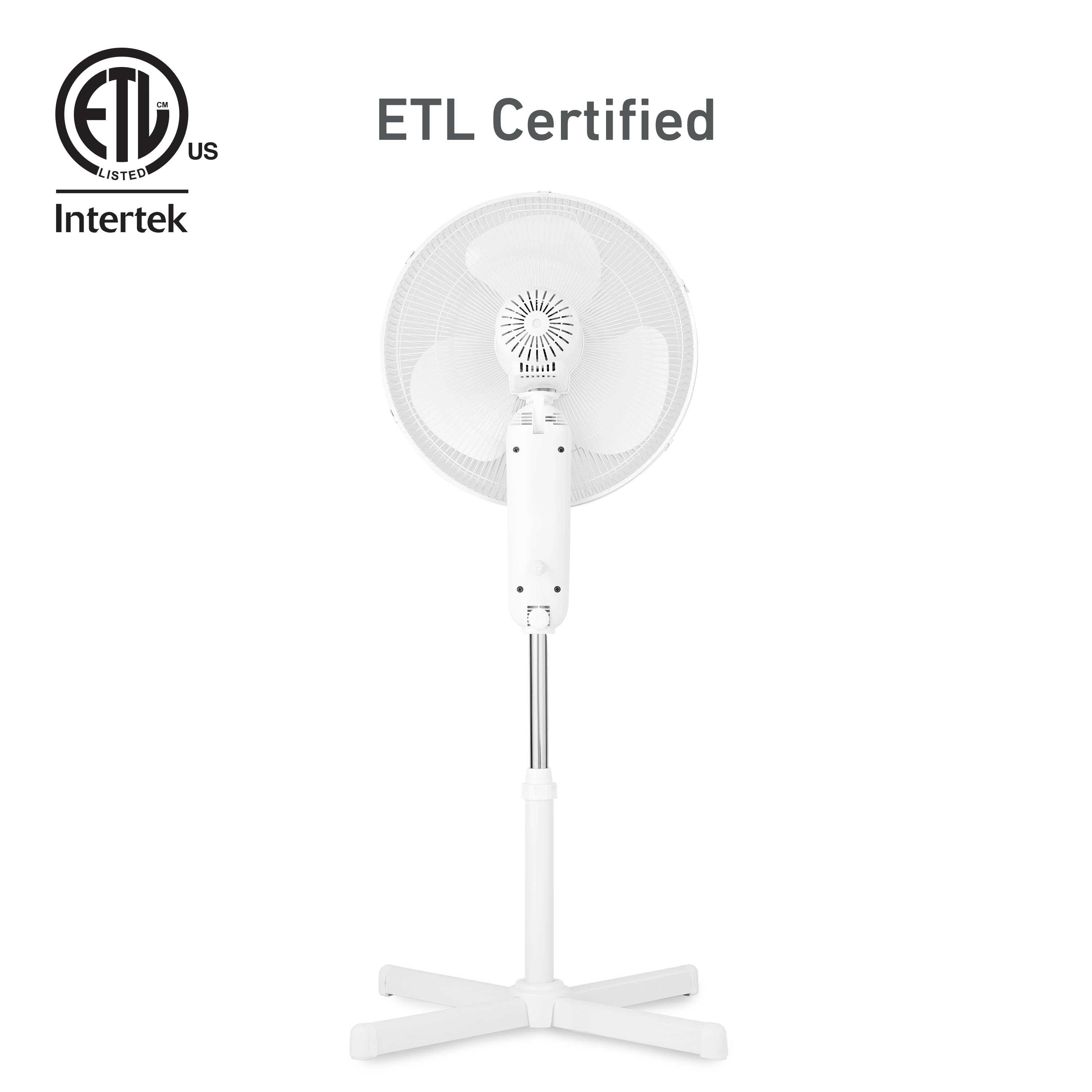 Holmes 16" Digital Stand Fan, 3-Speed, 3 Modes, Oscillating, Timer, Remote