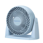 Holmes Blizzard Air Circulator Table Fan, 3 Speeds, Adjustable Tilt, Wall Mountable, Misty Blue