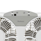 Holmes 9” Twin-Blade Digital Window Fan – 3 Speeds, Reversible Airflow, Remote Control, Expandable Panels, 12.6” High, White