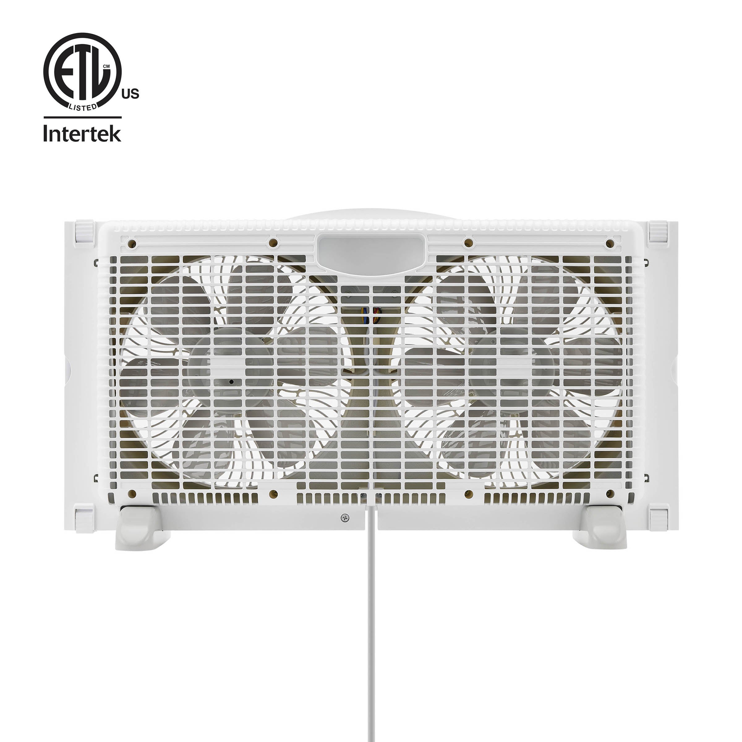 Holmes 9” Twin-Blade Digital Window Fan – 3 Speeds, Reversible Airflow, Remote Control, Expandable Panels, 12.6” High, White