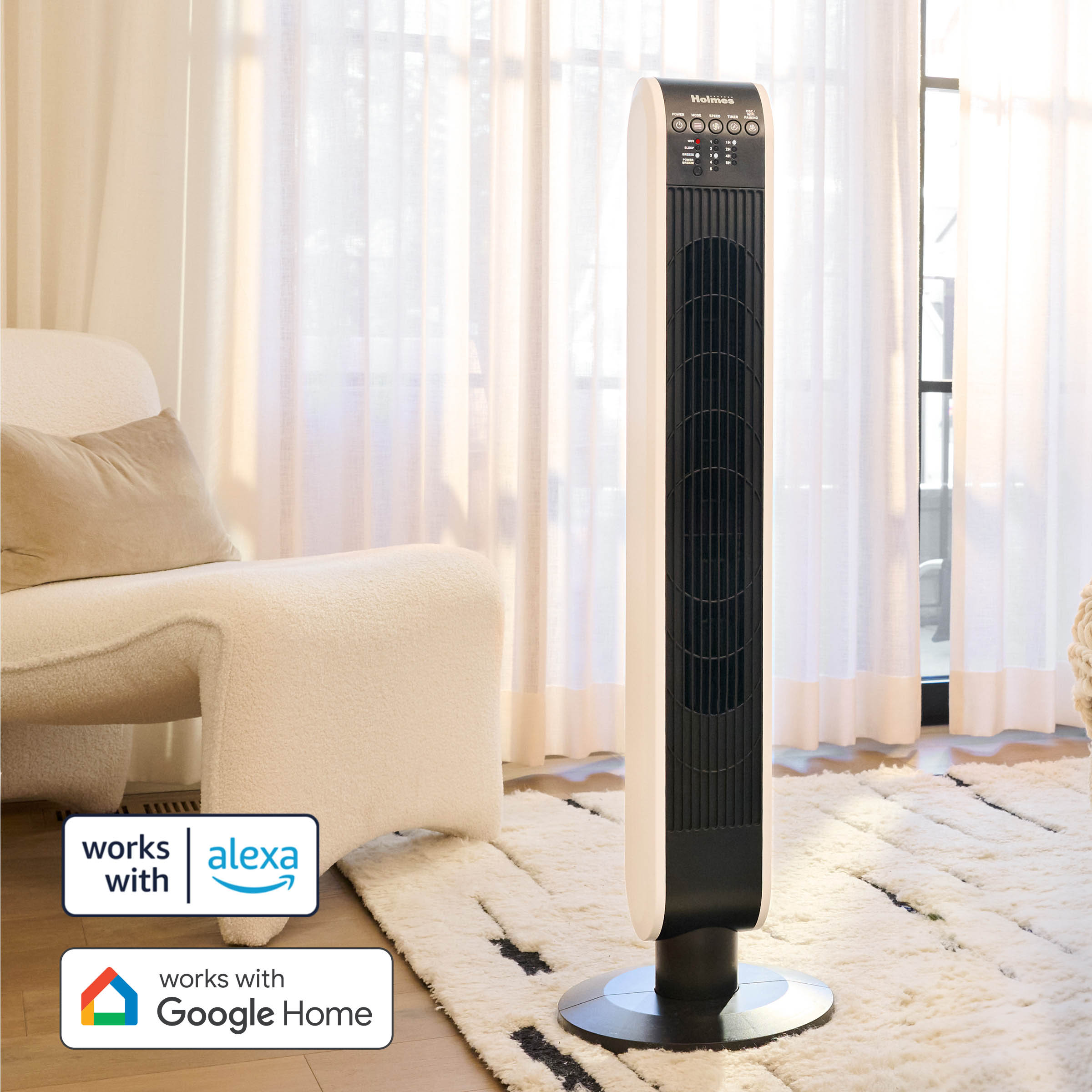 Holmes 40" Smartconnect Digital Tower Fan