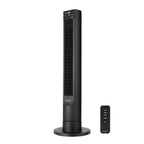 Holmes 40” BreezeMax Tower Fan with CleanBreeze, Thermostat, LED Display, Remote, Black