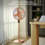 Holmes 16" Digital Oscillating Stand Fan – 3 Speeds, Remote Control, Adjustable Height & Tilt, Metal Finish