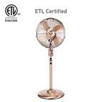 Holmes 16" Digital Oscillating Stand Fan – 3 Speeds, Remote Control, Adjustable Height & Tilt, Metal Finish