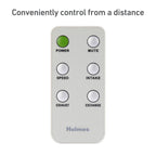 Holmes 9” Twin-Blade Digital Window Fan – 3 Speeds, Reversible Airflow, Remote Control, Expandable Panels, 12.6” High, White