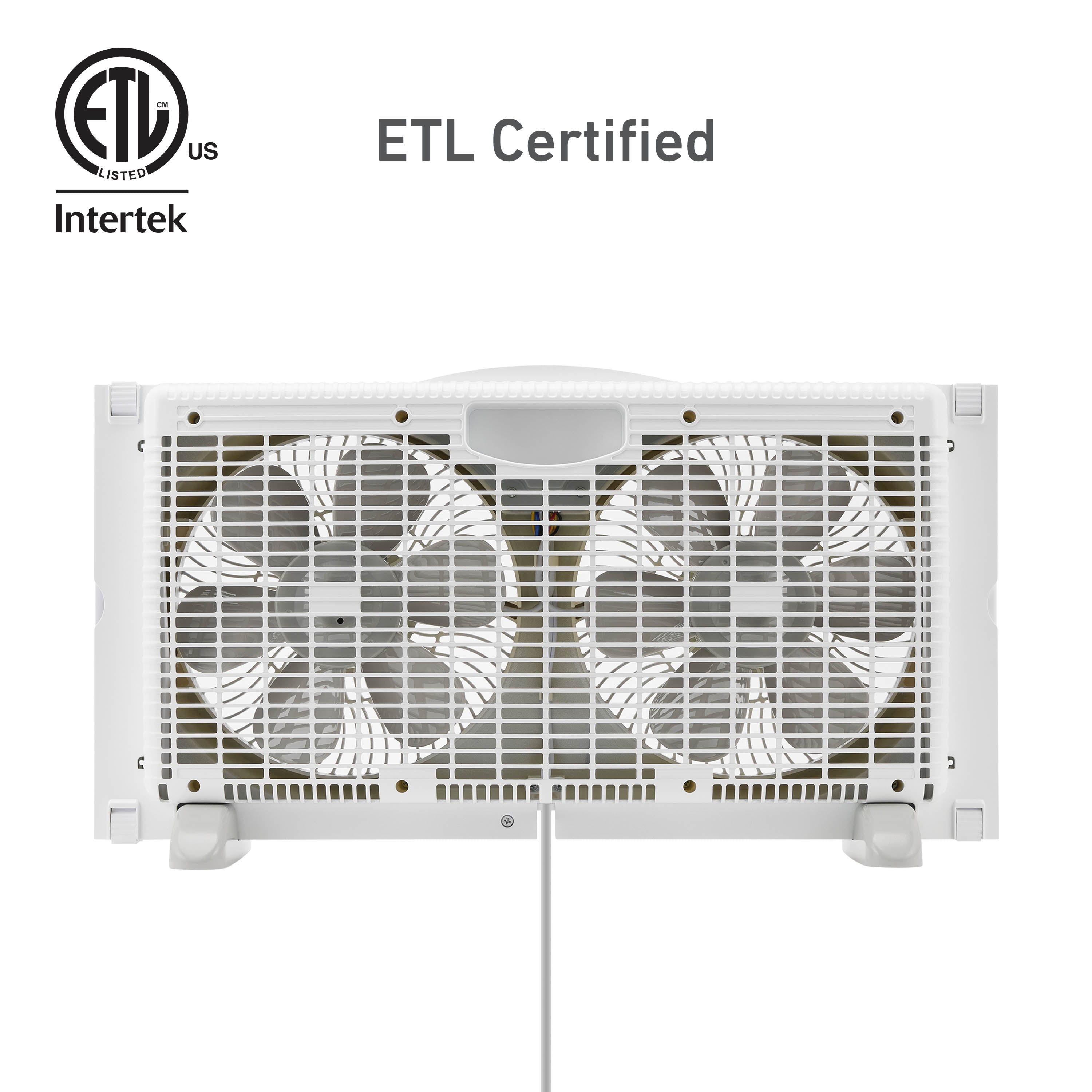 Holmes 9” Twin-Blade Digital Window Fan – 3 Speeds, Reversible Airflow, Remote Control, Expandable Panels, 12.6” High, White