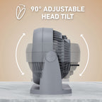 Holmes Blizzard 8 Inch Air Circulator Fan 3 Speed High Velocity Table Desk Fan