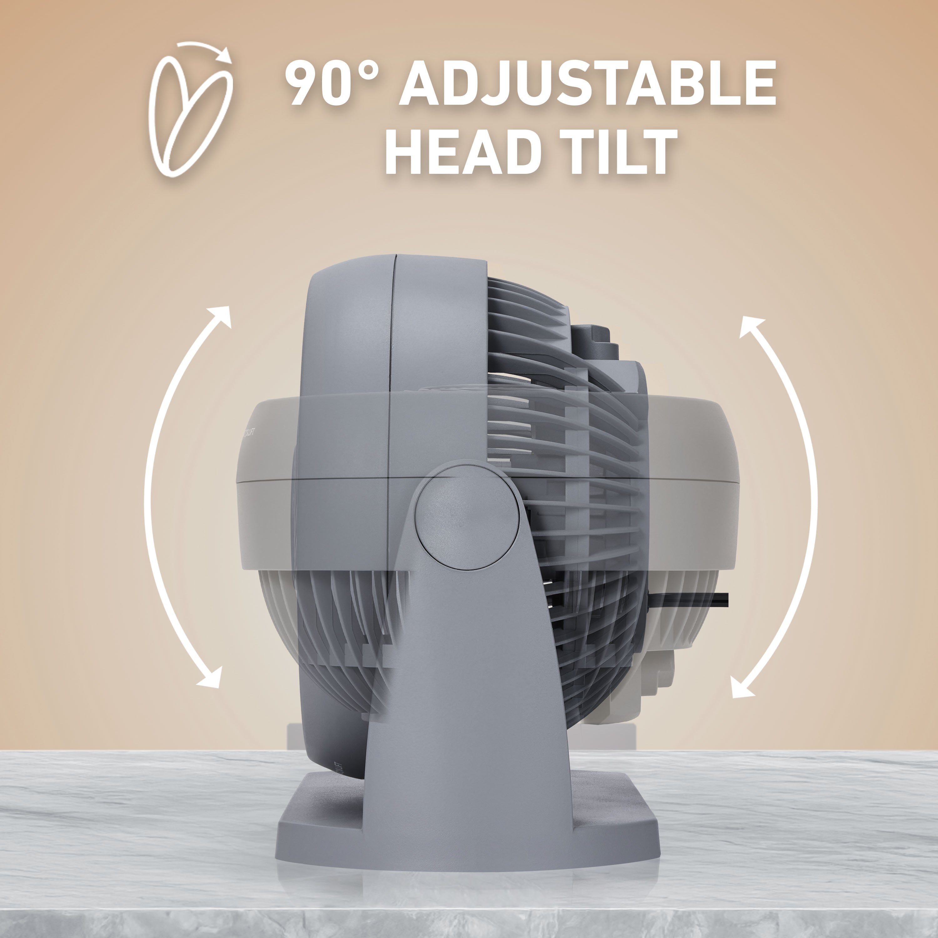 Holmes Blizzard 8 Inch Air Circulator Fan 3 Speed High Velocity Table Desk Fan