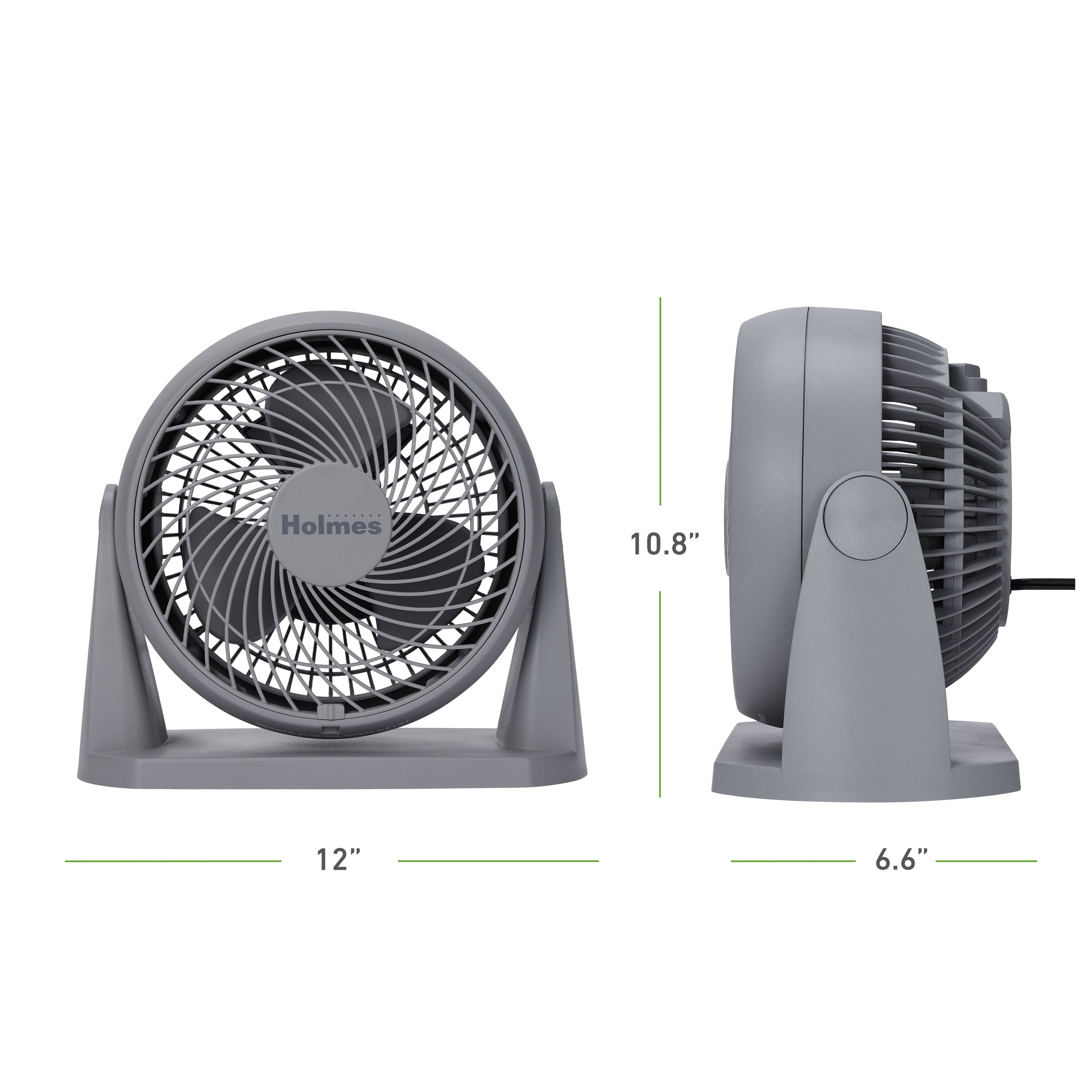 Holmes Blizzard 8 Inch Air Circulator Fan 3 Speed High Velocity Table Desk Fan