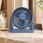 Holmes Blizzard 8 Inch Air Circulator Fan 3 Speed High Velocity Table Desk Fan