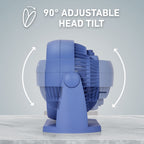 Holmes Blizzard 8 Inch Air Circulator Fan 3 Speed High Velocity Table Desk Fan