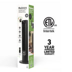 Holmes 36" Digital CleanBreeze Tower Fan with Remote 6 Speeds 75° Oscillation Black