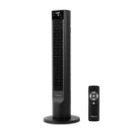 Holmes 36" Digital CleanBreeze Tower Fan with Remote 6 Speeds 75° Oscillation Black