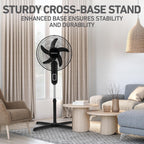 Holmes 16” BladeBreeze Manual Stand Fan Oscillation Tilt