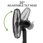 Holmes 16” BladeBreeze Manual Stand Fan Oscillation Tilt
