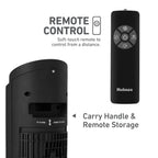 Holmes 37” WhisperForce CleanBreeze Tower Fan Remote Black