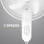 Holmes 16” BladeBreeze Manual Stand Fan Oscillation Tilt
