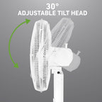 Holmes 16” BladeBreeze Manual Stand Fan Oscillation Tilt