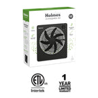 Holmes 10” Rechargeable Personal Fan – 3 Speeds, Portable, 60° Oscillation, 8-Hour Timer, USB Charging