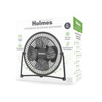 Holmes 6” High-Velocity Personal Fan – Adjustable Tilt, Compact Design, Black