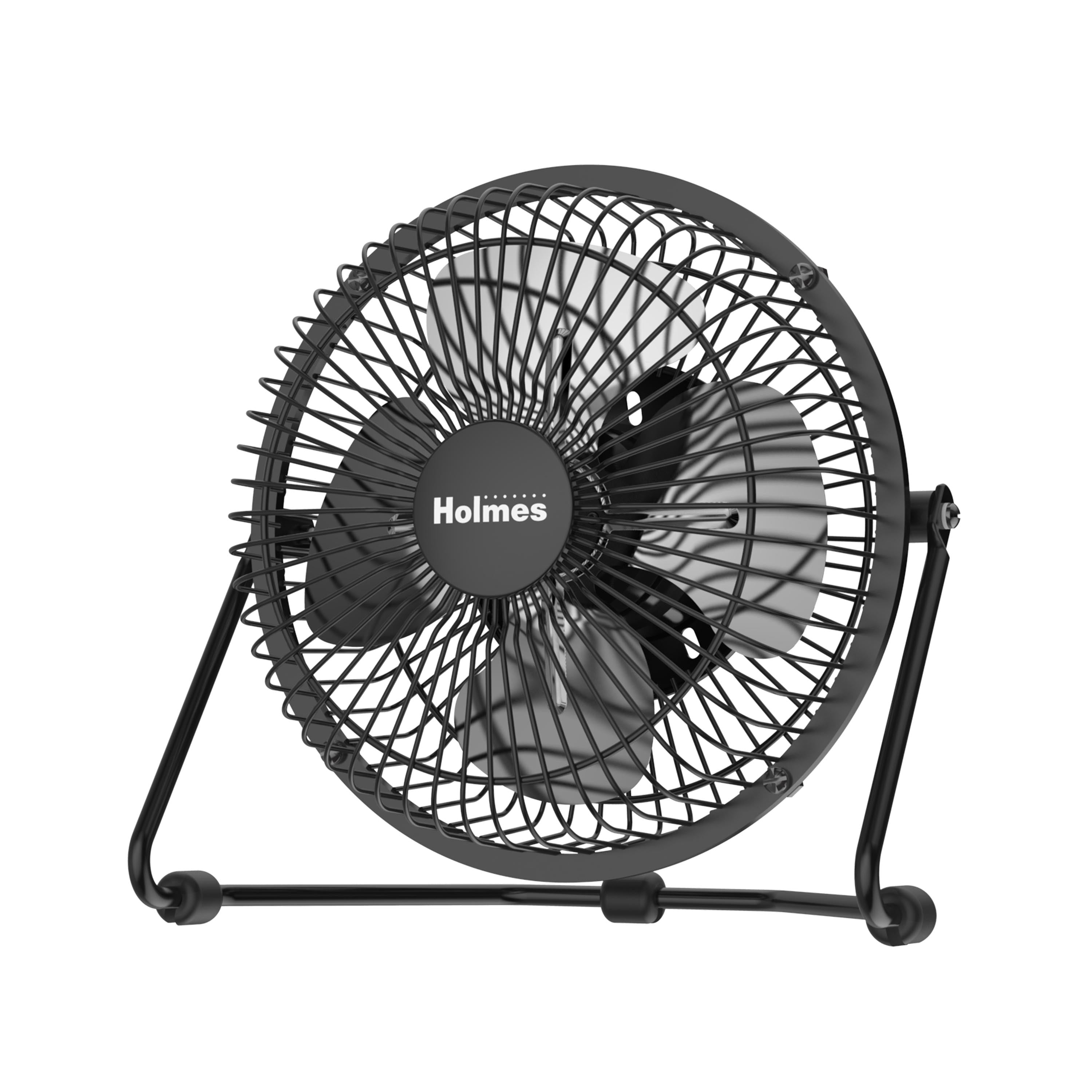 Holmes 6” High-Velocity Personal Fan – Adjustable Tilt, Compact Design, Black