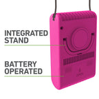 Holmes 4” Necklace Fan – Hands-Free, Battery Powered, Strong Breeze, Compact & Portable
