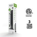 Holmes 36" Digital CleanBreeze Tower Fan with Remote 6 Speeds 75° Oscillation Black