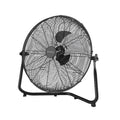 Holmes 20” Floor Fan – 3 Speeds, 360° Pivoting Head, Wall-Mountable, Durable Metal Blades, Black