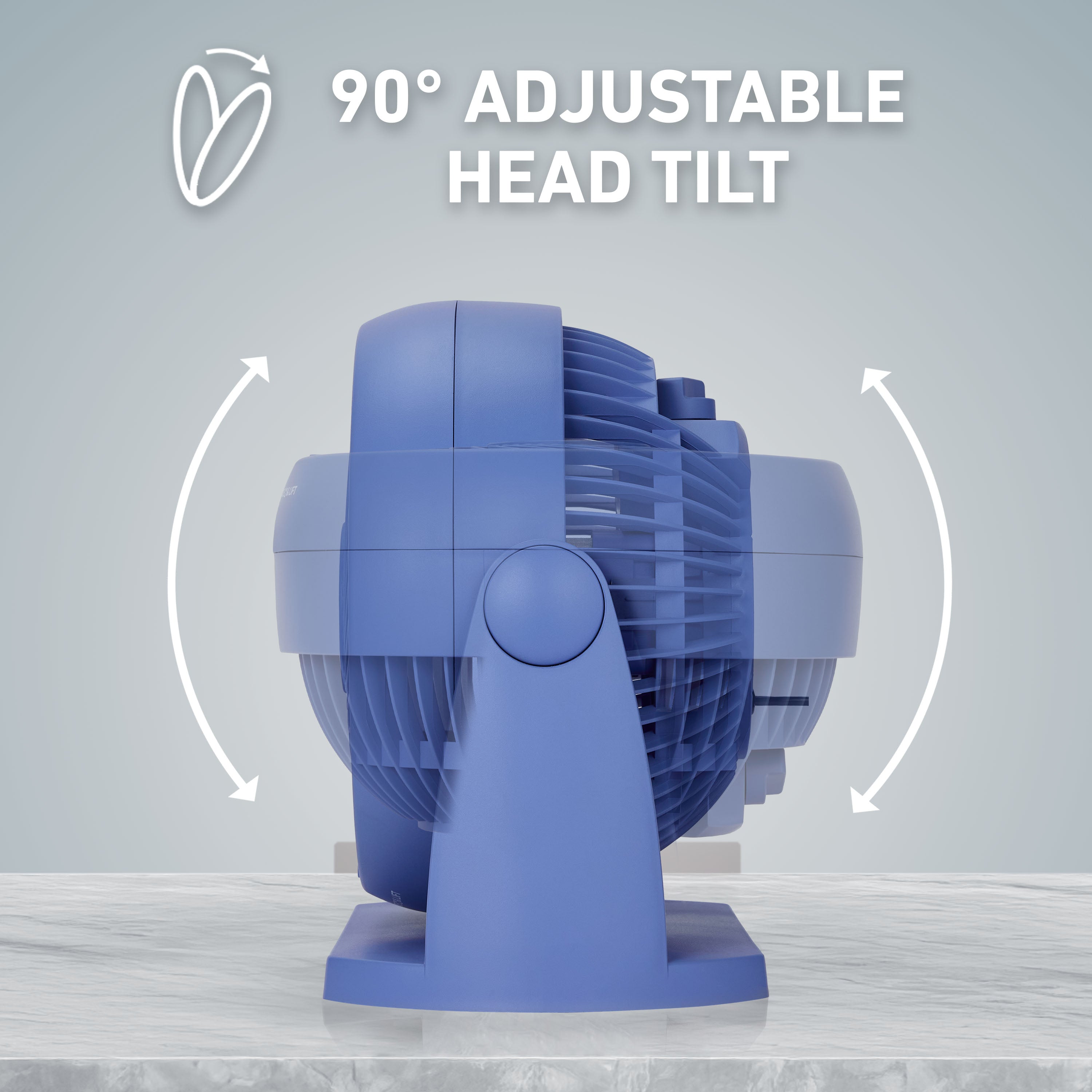 Holmes Blizzard 8 Inch Air Circulator Fan 3 Speed High Velocity Table Desk Fan