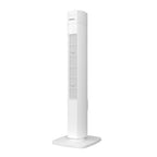 Holmes 31" Manual Tower Fan 3 Speeds 70° Oscillation Adjustable 2-Hour Timer Compact Design for Bedroom Dorm Kitchen or Office White
